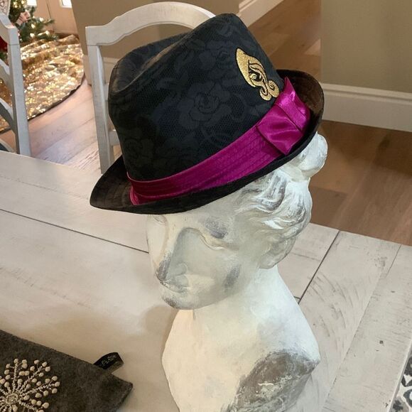 Black Embroidered Fedora   - Picture 2 of 6